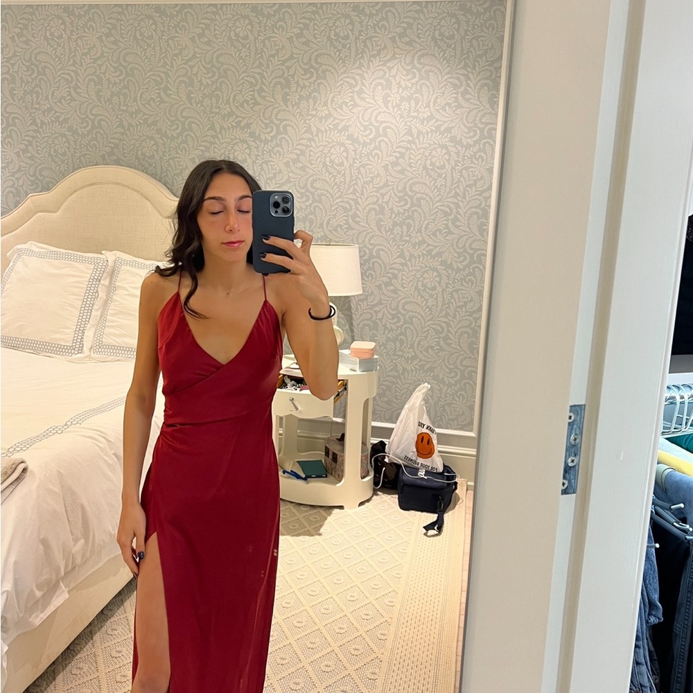 Elegant Red Evening Dress